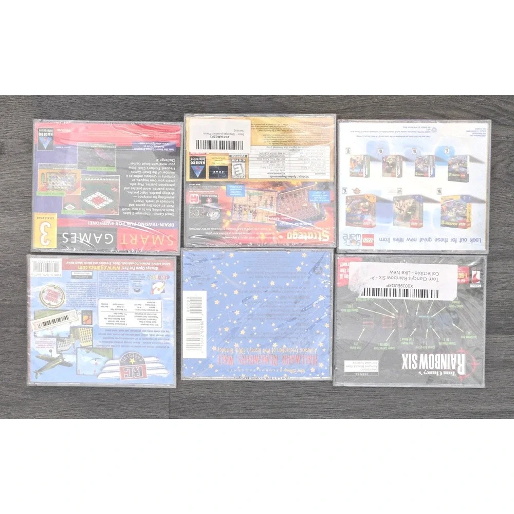 Vintage PC Game Lot - 5‎ New & Factory Sealed Games